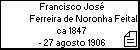 Francisco Jos Ferreira de Noronha Feital