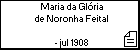 Maria da Glria de Noronha Feital