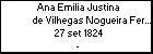 Ana Emilia Justina de Vilhegas Nogueira Ferro